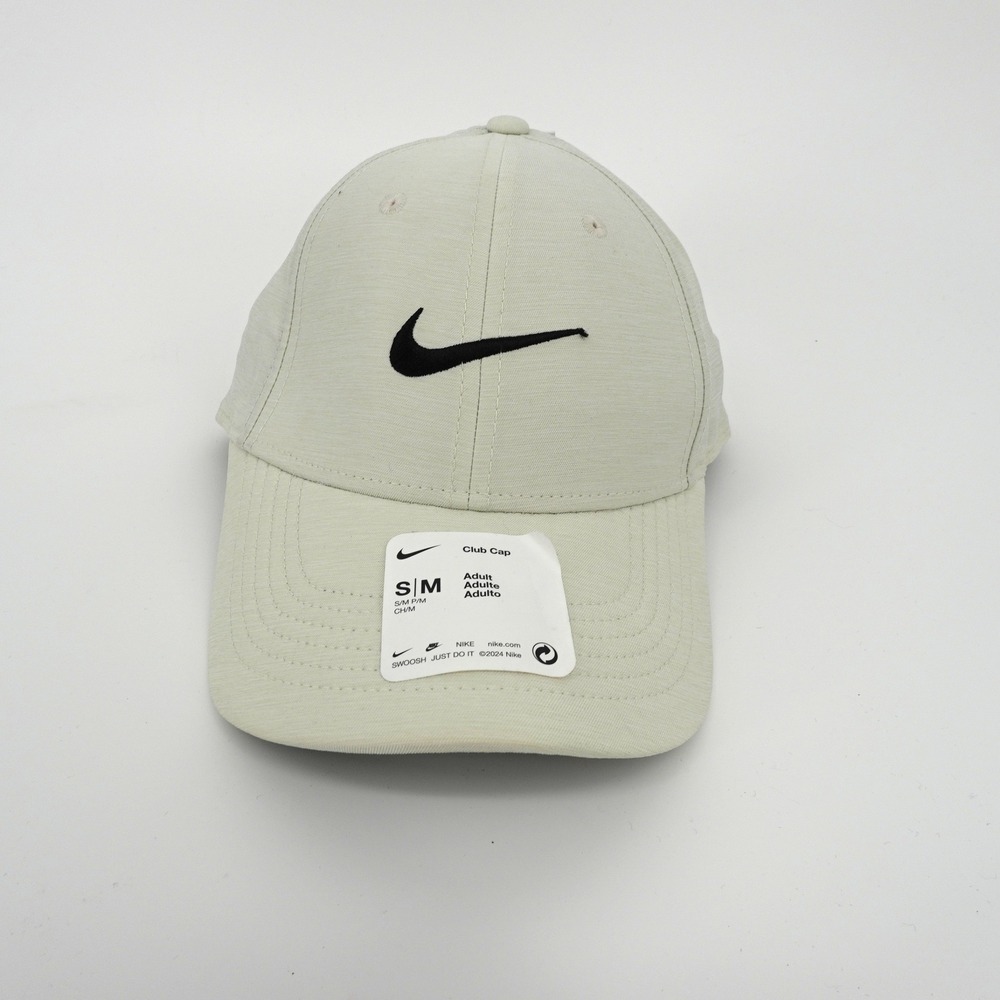 Nike Club Cap Dri-FIT Unstructured Adjustable Hat Sail White Size S/M NEW